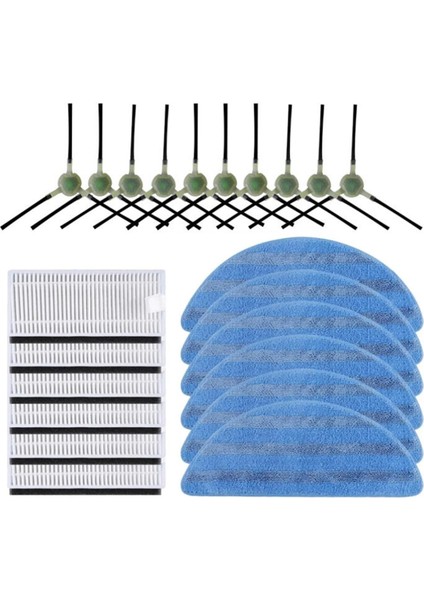 Lefant M201 U180 M571 M200 M500 M501 M520 T700 T800 Robotik Elektrikli Süpürge Parçaları Paspas Padleri Hepa Filtreler Yan Fırçalar (Yurt Dışından)