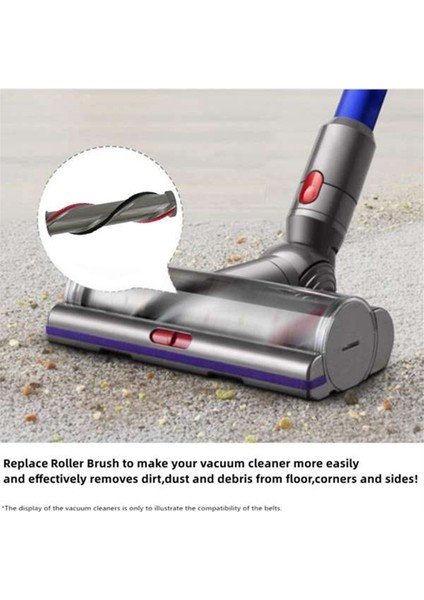 2pcs Dyson V15 Vakum Süpürge Parçaları Için Yüksek Tork Silindir Fırçası Yedek Yüksek Tork Anti Arka Boğan Silindir Fırçası (Yurt Dışından) fırsatları