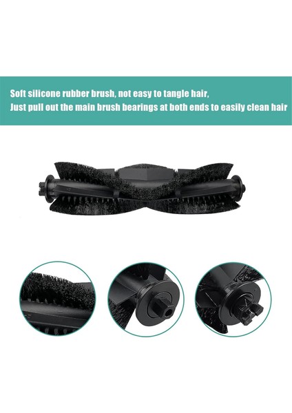 Laresar L6 Pro Için Laresar Evol 3 Robot Vakum Süpürge Ana Yan Fırça Hepa Filtre Mop Bezi Yedek Parçalar (Yurt Dışından) indirimleri