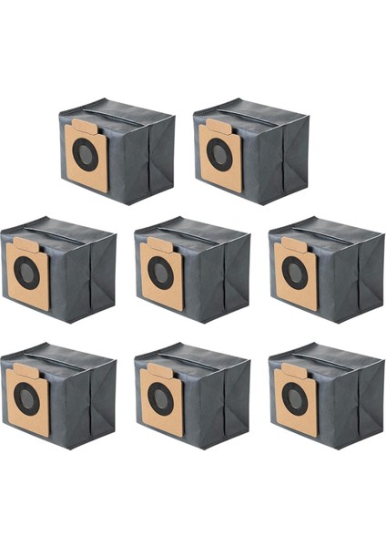 8pcs Eufy Temiz X8 Için Toz Torbaları Pro-Boş Istasyon Robot Vakum Temizleme Yedek Yedek Parça Çöp Torbası (Yurt Dışından)