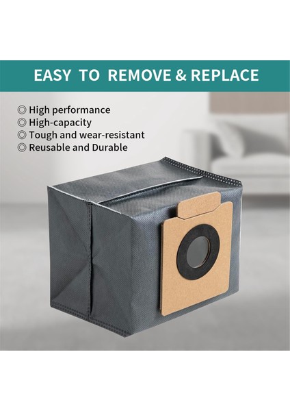 8pcs Eufy Temiz X8 Için Toz Torbaları Pro-Boş Istasyon Robot Vakum Temizleme Yedek Yedek Parça Çöp Torbası (Yurt Dışından) indirimleri