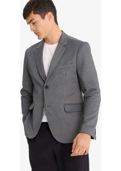 Slim Fit Dar Kesim Blazer Ceket F7690AX25AU