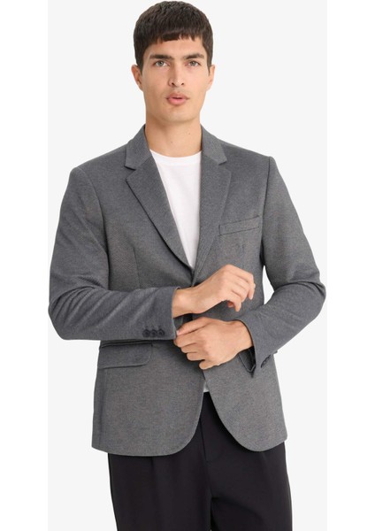 Slim Fit Dar Kesim Blazer Ceket F7690AX25AU