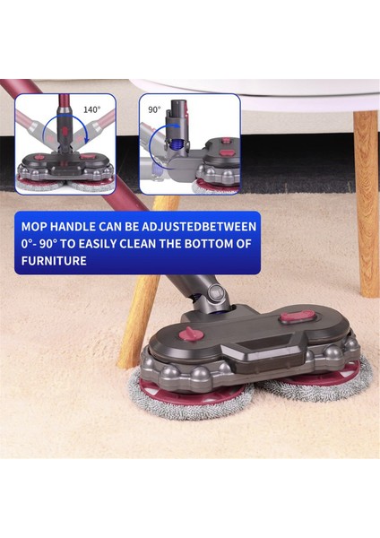 Dyson V12 Slim / V10 Ince Vakum Temizleyici Elektrik Paspası Eki Söndürülebilir Su Deposu ve Mop ile Zemin Paspası Kafası (Yurt Dışından) fırsatları