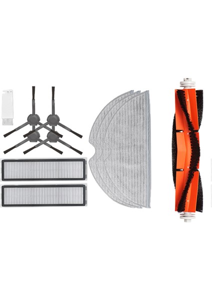 Xiaomi Dreame Bot D9 Max D9 Robot Vakum Temizleyici Aksesuarları Hepa Filtresi Ana Yan Fırça Pas Mop Bezleri Değiştirme (Yurt Dışından)