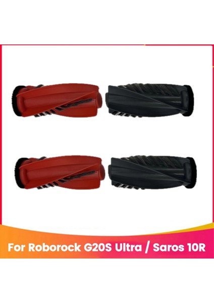 Roborock Saros 10R / G20&#39;LER Için Ikili Ana Fırça Ultra Vakum Temizleyici Aksesuarları Yıkanabilir Silindir Fırçası Yedek Parçalar (Yurt Dışından)