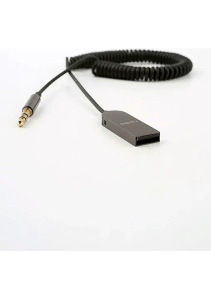 Hadra USB Wireless Bluetooth Araç Kiti Hifi Stereo Ses Alıcısı Aux 3.5mm Jack Bluetooth 5.0