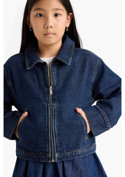 Kız Çocuk Denim Ceket F7164A825AU