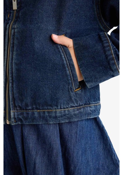 Kız Çocuk Denim Ceket F7164A825AU