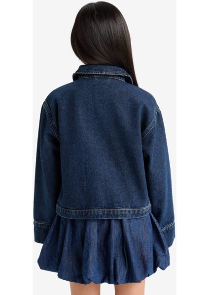 Kız Çocuk Denim Ceket F7164A825AU
