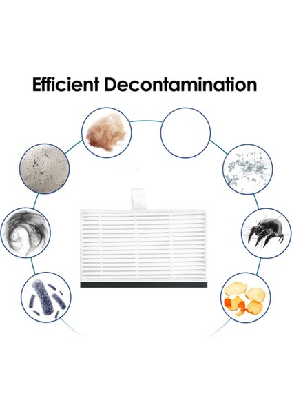 Cecotec Conga Için 9 Adet 7490 Ölümsüz / 8290 Ölümsüz Vakum Süpürge Yedek Filtre Mop Toz Torbası Ana Yan Fırça (Yurt Dışından) indirimleri