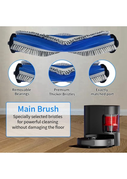 13 Yedı C12 Pro Için Paket Aksesuarları Plus Robot Vakum: Ana Fırça, Yan Fırçalar, Filtreler, Paspas Pedleri (Yurt Dışından) fiyatları