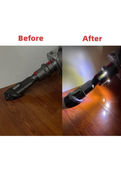 1pcs Adaptör Ekleri Dyson V7 V7 V8 V10 V11 Kablosuz Vakum Süpürge Parçaları Için LED Işık (Yurt Dışından) indirimleri