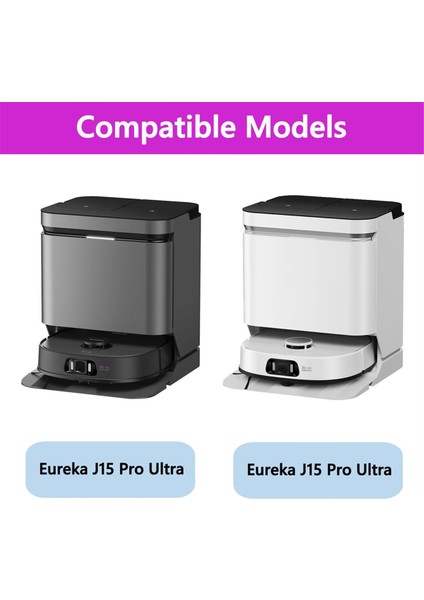 Eureka J15 Pro Ultra Robot Vakum Süpürge Parçaları, Yıkanabilir ve Yeniden Kullanılabilir, Filtreler, Yan Fırçalar, Paspas, Toz Torbaları (Yurt Dışından) fiyatları