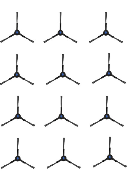 12PCS Ecovacs Deebot X8PRO Plus Vacut Seğrici Parçalar Robotik Yedek Yan Fırça (Yurt Dışından)