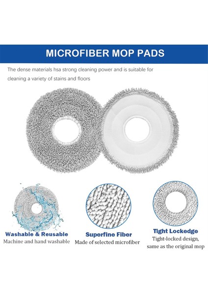 42PCS Dreame Mova E30 Ultra/troiver E30 Ultra Robot Yedek Parça Aksesuarları Ana Yan Fırça Filtre Mop Bez Toz Torbası (Yurt Dışından) fiyatları