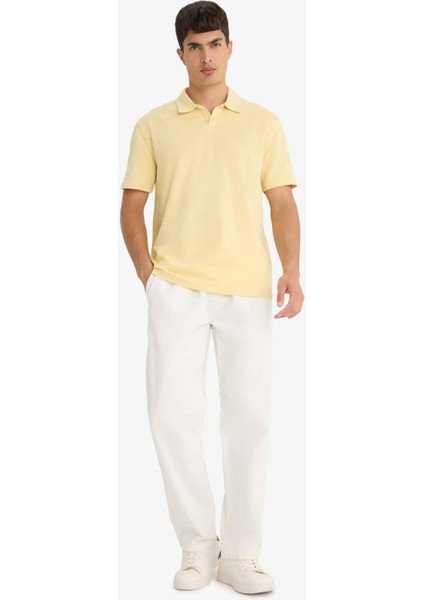 Regular Fit Polo Yaka Kısa Kollu Tişört F8363AX25SM