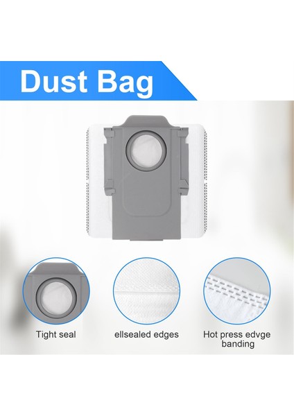 Roborock Q Revo Için Robtik Vakum Süpürge Ana Silindir Yan Fırçası Hepa Filtre Mop Padleri Toz Torbaları Yedek Parçalar (Yurt Dışından) fiyatları