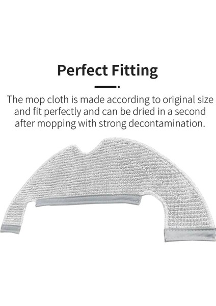 21PCS Xiaomi Dreame Bot D10 Için Aksesuar Kiti Plus RLS3D Robot Vakum Ana Yan Fırça Hepa Filtre Toz Torbası Mop Rag (Yurt Dışından) indirimleri