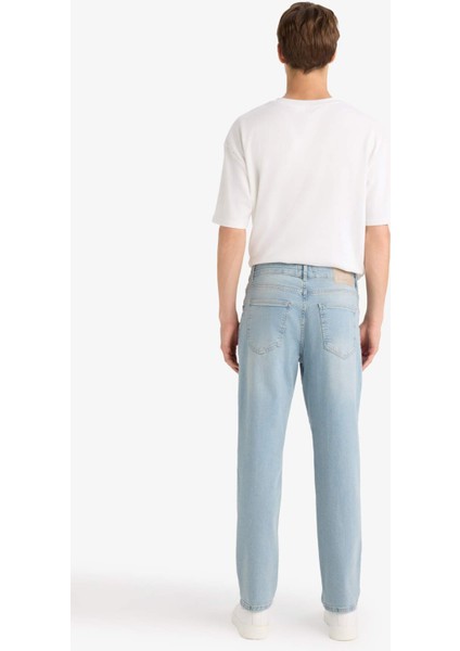 Relax Tapered Fit Dar Paça Jean Pantolon F8403AX25AU