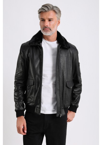 Alexandr Erkek Pilot Deri Mont
