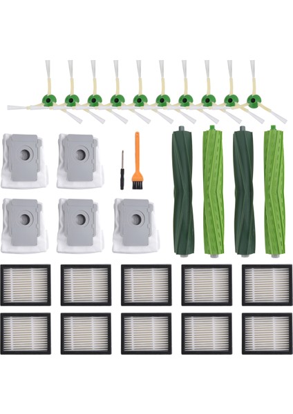 Irobot Roomba I3, I3+, I4, I6, I6+, I7, I7+, I8, I8+, E5, E6, E7, Robot Vakum Ana Yan Fırça Hepa Filtresi (Yurt Dışından) fiyatları