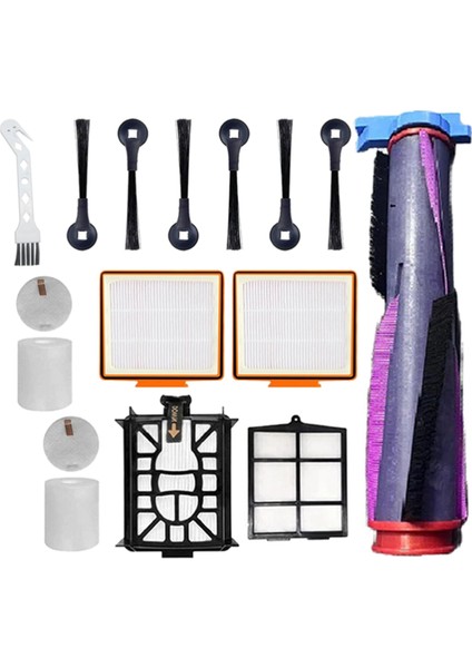 Köpekbalığı AV2800ZE RV2820YE RV2820ZE RV2800A RV2800S RV2800AECA Vakum Aksesuarları Kiti Ana Yan Fırça Hepa Filtre A (Yurt Dışından)