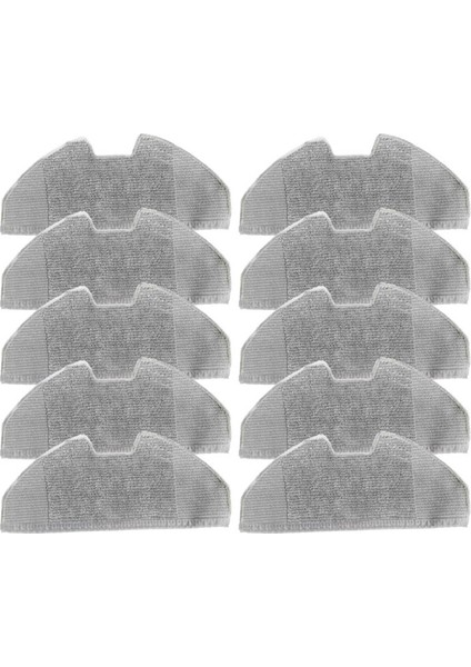 10PCS Eufy X8 Pro Serie X8 Pro Ses Robot Vakum Süpürge Yedek Yedek Yıkanabilir ve Yeniden Kullanılabilir Mop Bezi (Yurt Dışından)