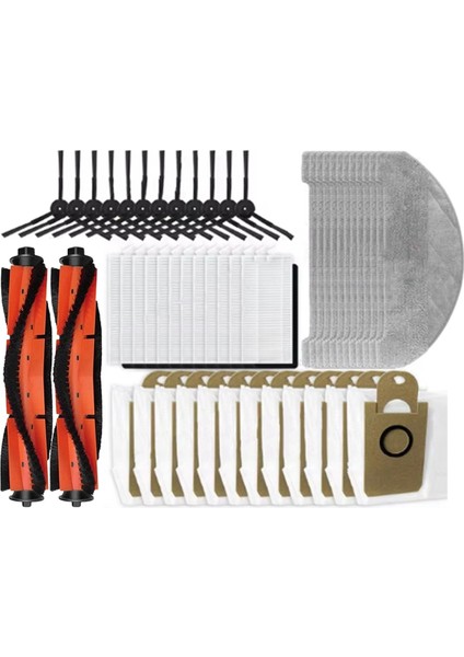 Imou Rv1 Pro Için, Imou Rv1 Pro Max Robot Vakum Aksesuarları Ana Fırça Hepa Filtre Rag Toz Çantası Yedek Parçaları (Yurt Dışından)