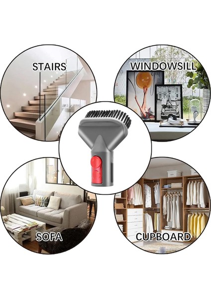 Dyson V15 V12 V8 V8 V11 V10 V7 Mutlak Tespit Kablosuz Çubuk Tespiti Hayvan Out Boyutlu Siklonlar Vakum Bağlanma Fırçası Aletleri (Yurt Dışından) modelleri