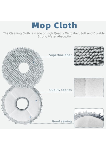 Roborock Q Revo Için Uyumlu Yedek Parçalar, Roborock P10 Vakum Süpürge Robot Aksesuarları Için Uyumlu (Yurt Dışından) fırsatları