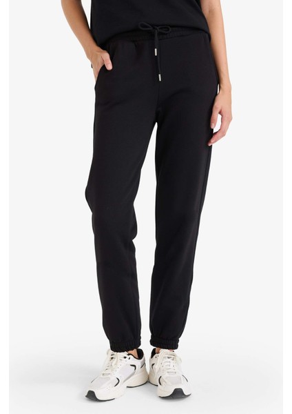 Basic Düz Cepli Normal Bel Kalın Jogger Eşofman Altı V2700AZ25AU