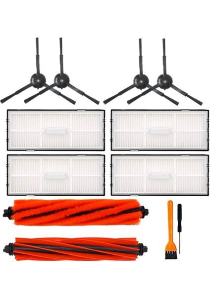 Roborock Için 12PCS Roborock S8 S8+ S8 Pro Ultra S8 Plus Robot Vakum Süpürge Parçaları Çift Ana Yan Fırça Hepa Filtre (Yurt Dışından)