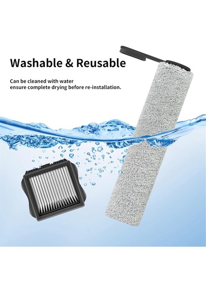 Silindirler Fırçası Değiştirme ve Tineco Zemin Bir S5/zemin Bir S5 Pro Kablosuz Vakum Süpürge Fırçası Silindirleri (Yurt Dışından) indirimleri