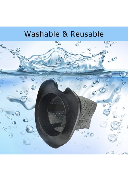 4 Pcs CH701 Vakum Fil Yedek Parçaları Köpekbalığı Siklon El Vakum CH700 CH701 CH701C CH700W (Yurt Dışından) indirimleri