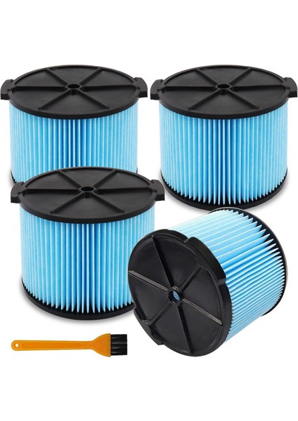 4 Paket VF3500 3 Katmanlı Ince Toz Plajed Kağıt Filtre 3 Ila 4.5 Galon Islak/kuru Dükkan Vakumları Temizleme Parçaları (Yurt Dışından)