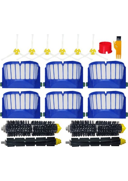 Irobot Roomba Için 600 Serisi 605 671 692 630 631 650 651 655 660 585 Robot Vakum Temizleyici Hepa Filtresi Ana Yan Fırça (Yurt Dışından)