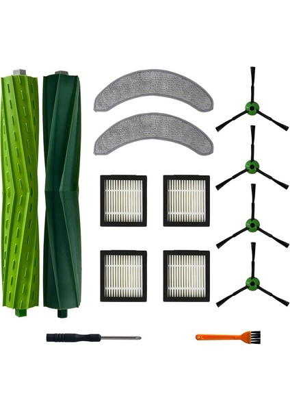Irobot Roomba Combo J7+ Vakum Süpürge Yüzey Kauçuk Fırçaları Için Tasarlanan Yedek Parçalar (Yurt Dışından)