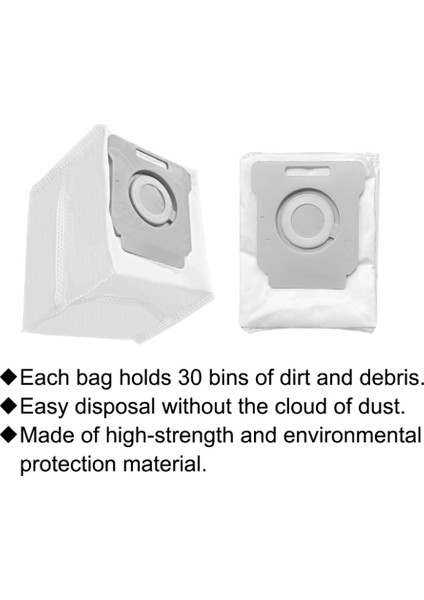 2pcs Irobot Oraya Için Yedek Yedek Seçmeler I7 I7+ I3 I3+ E5 E6 Robot Vakum Temizleyici Toz Torbaları Aksesuarlar (Yurt Dışından) indirimleri