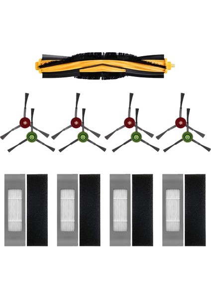 Ecovacs Deebot Ozmo N8 N8 + N8 Pro N8 Pro + Vakum Süpürge Filtre Aksesuarları Set (Yurt Dışından) modelleri