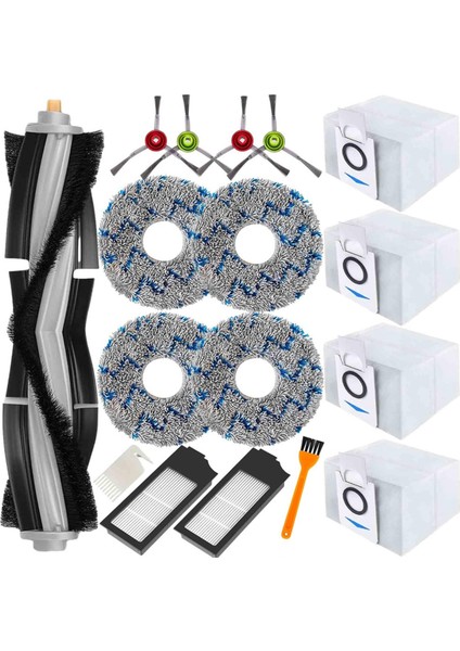 Ecovacs Için Aksesuarlar Deebot X1 OMNI/T10 Omni, X1 Turbo Yedek Parçalar Ana Fırça, Hepa Filtreleri (Yurt Dışından)