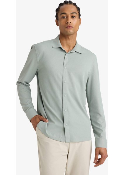 Fit Uzun Kollu Gömlek F8642AX25AU