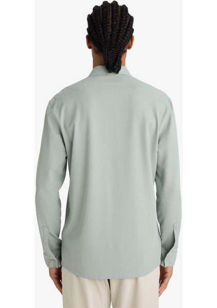 Fit Uzun Kollu Gömlek F8642AX25AU