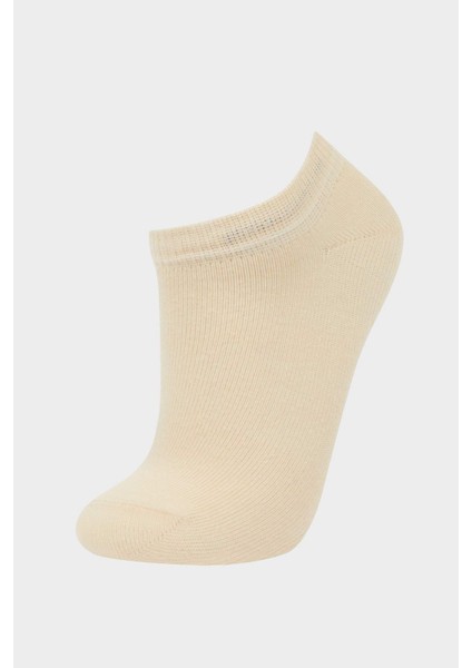 Kız Çocuk 7'li Pamuklu Patik Çorap F8690A8NS