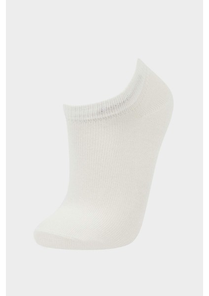 Kız Çocuk 7'li Pamuklu Patik Çorap F8690A8NS