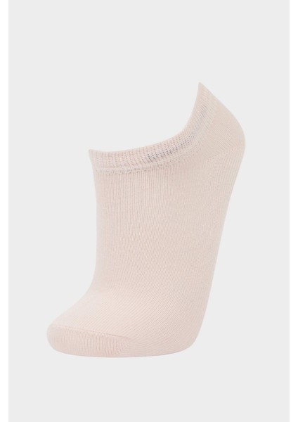 Kız Çocuk 7'li Pamuklu Patik Çorap F8690A8NS