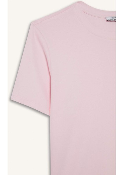 Regular Fit Bisiklet Yaka Kısa Kollu Tişört D7579AX25AU