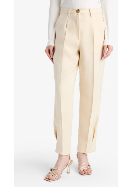 Regular Fit Saten Pantolon F8736AX25AU