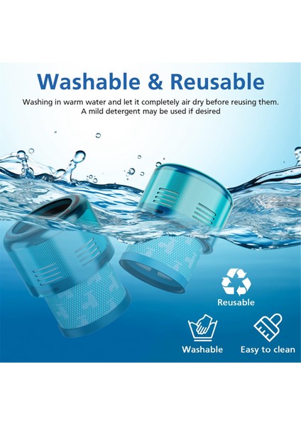 Dyson GEN5DETECT, GEN5OUTSIZE, Dyson Absolute Cordless Vakum Süpürgeleri Için Değiştirme Filtresi SV23 ve SV24 (Yurt Dışından) fırsatları