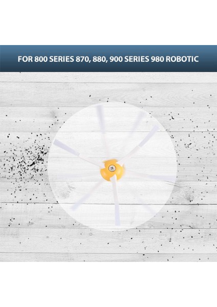 10 Pcs Yan Fırça 3 Irobot Roomba Için Silahlı 800 Serisi 870, 880, 900 Serisi 980 Robotik Vakum Parçaları Vakum Süpürge Aksesuarları (Yurt Dışından) modelleri